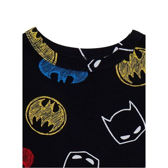 Batman & Dinosaur Snug Fit Short Sleeve Pajamas 2, 2-Piece Sets Size 12M - Picture 12 of 13